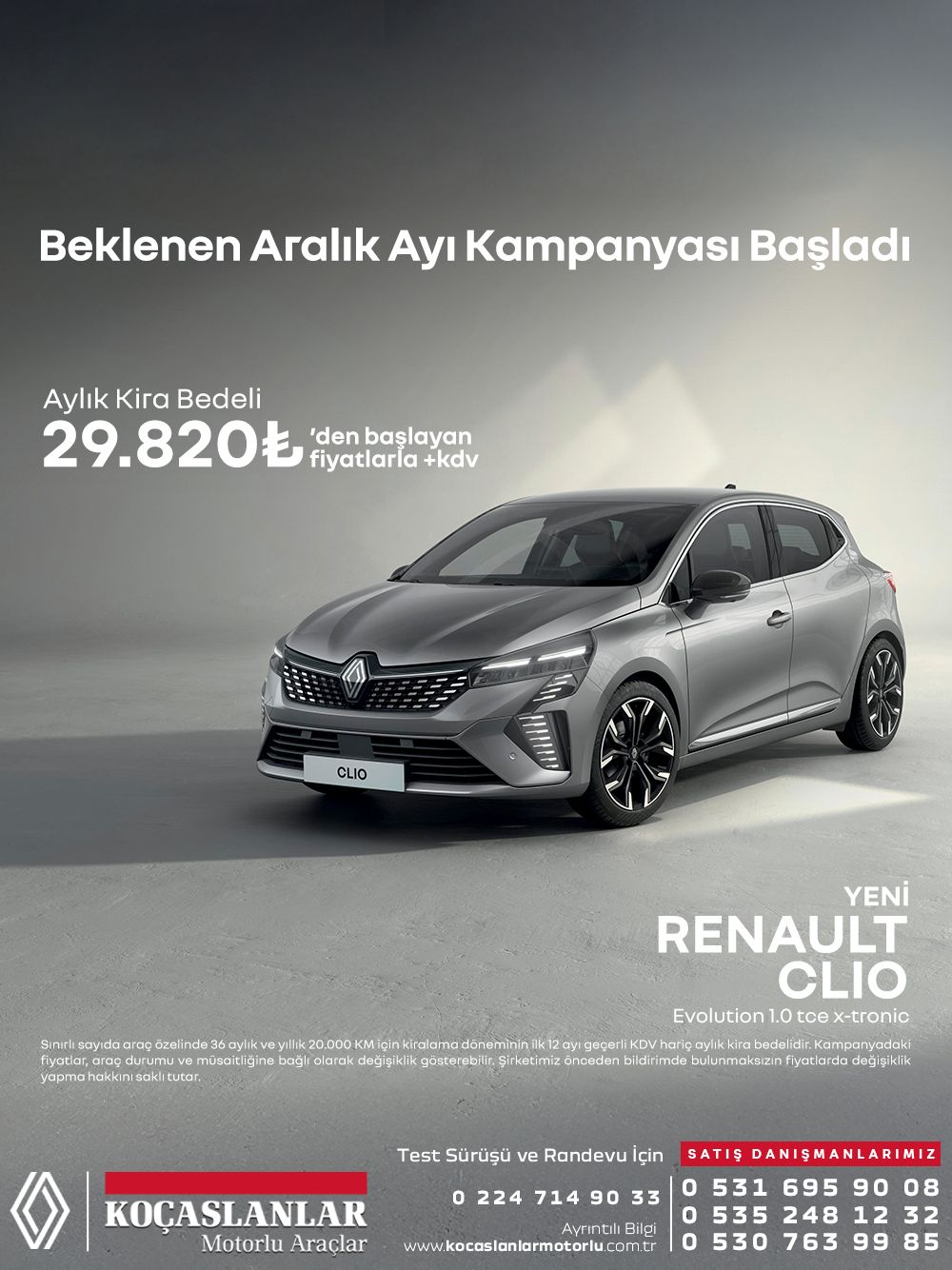 Yeni Renault Clio ile konfor ve teknoloji bir arada! 